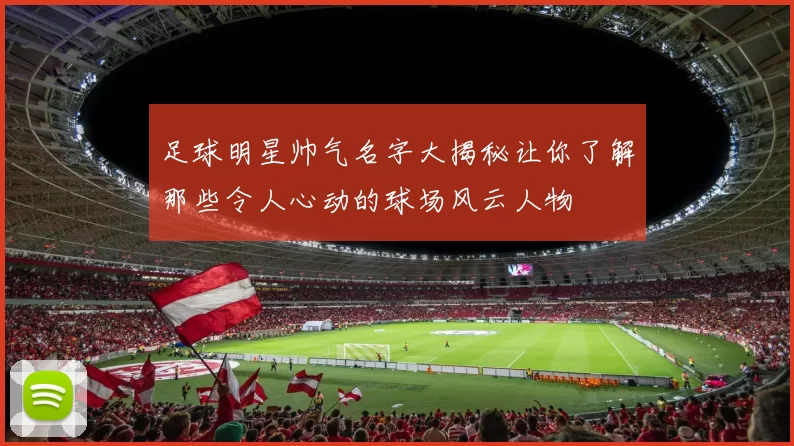 足球明星帅气名字大揭秘让你了解那些令人心动的球场风云人物